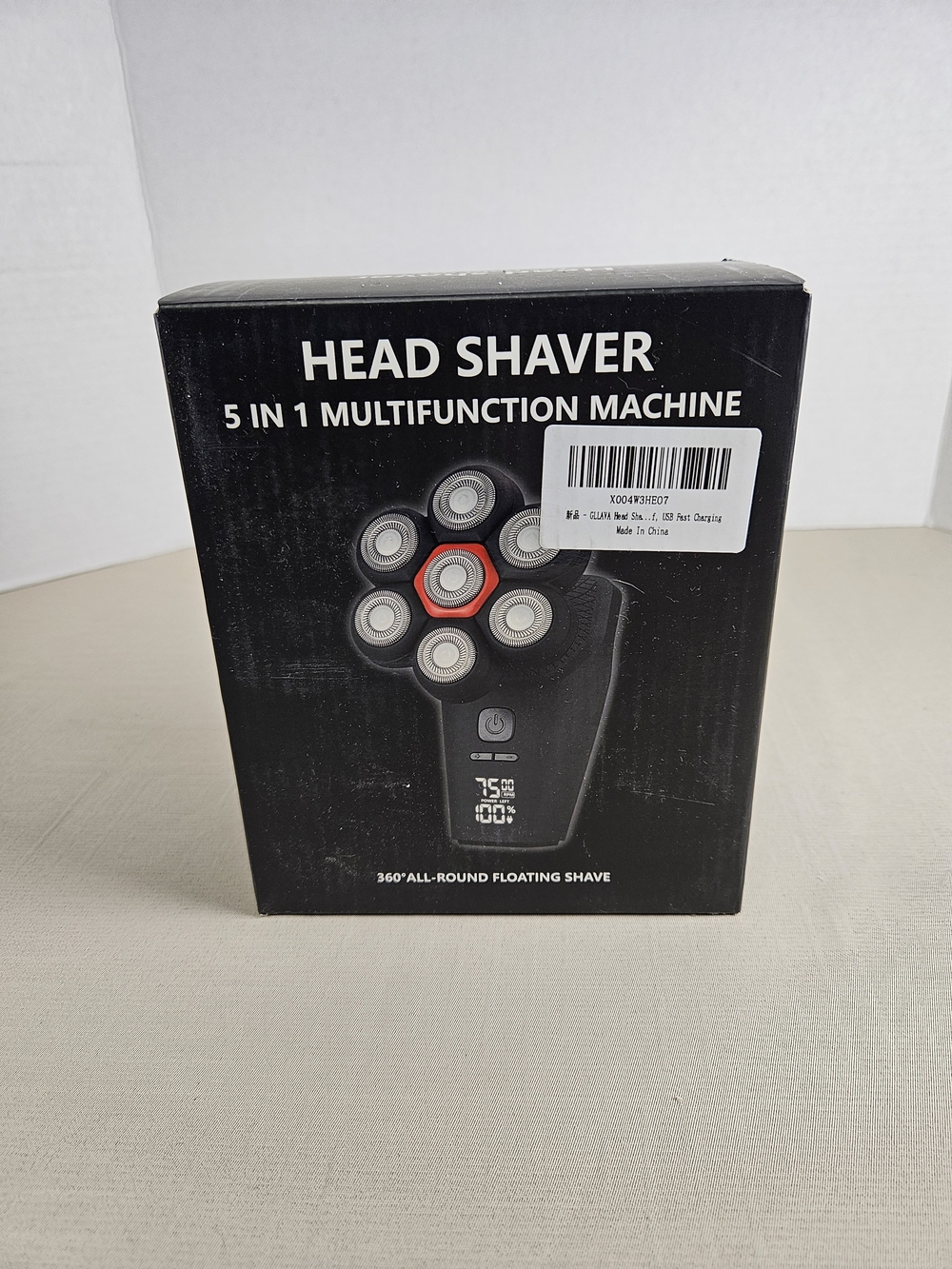 Mens Head Shaver 5-in-1 Multifunction Machine - Black New In Box
